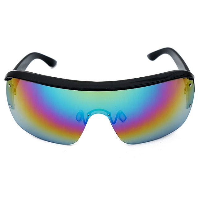 NEW Fashion Oversized Shield Sunglasses Pilot Women Outdoor Shade Glasses  UV400 