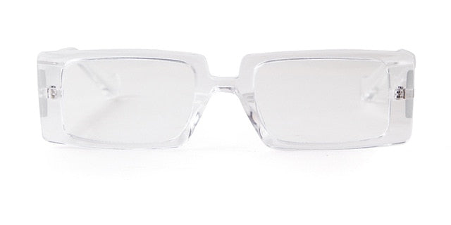 Calanovella Wide Rectangle Sunglasses Women Brand Design Transparent - Tortoise Shell