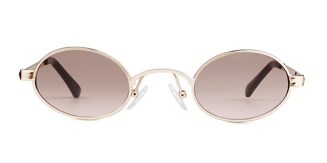 Calanovela Small Slim Oval Sunglasses 90s Vintage Retro Sun Glasses