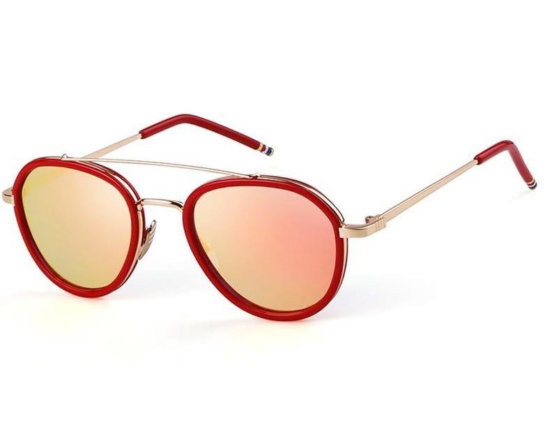 Calanovella Brand Designer Pilot Sunglasses Men Luxury High Quality Male Driving Aviation Sun Glasses Women Red Shades - Calanovella.com