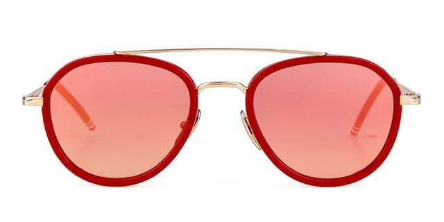 Calanovella Brand Designer Pilot Sunglasses Men Luxury High Quality Male Driving Aviation Sun Glasses Women Red Shades - Calanovella.com