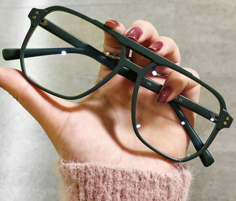 Calanovella Anti Blue Light TR90 Retro Rivets Macaron Glasses Frames
