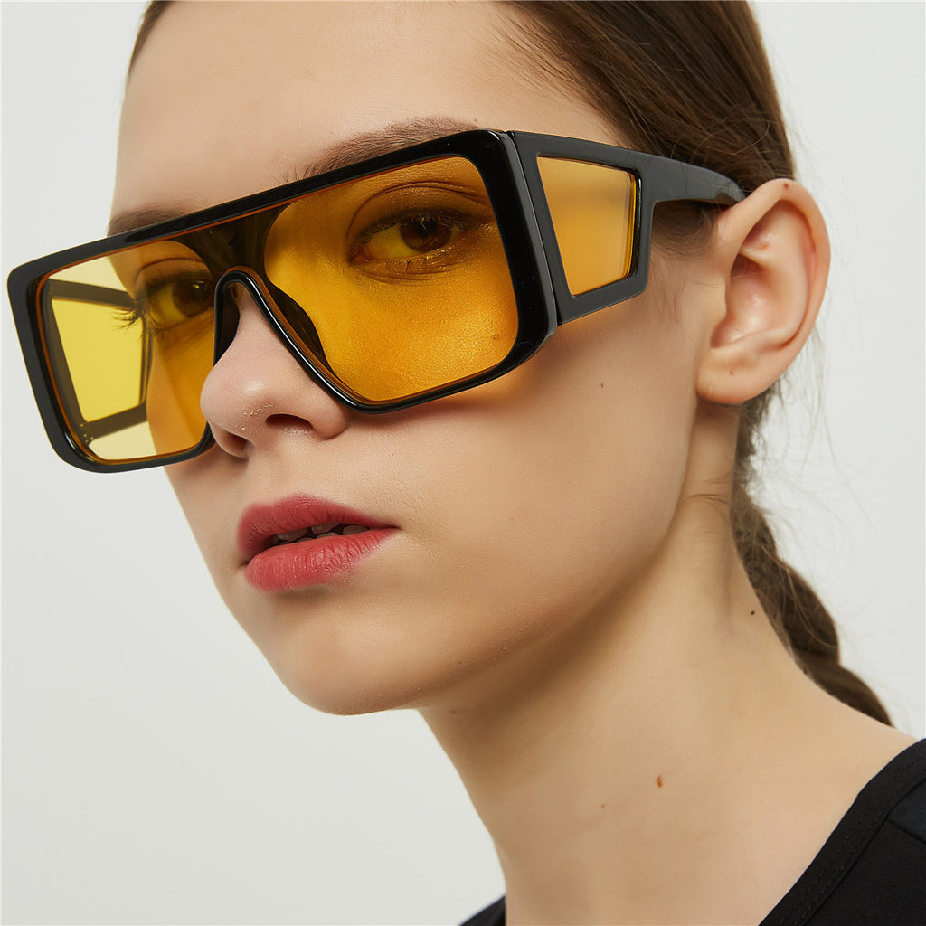 Calanovella Oversized Square Sunglasses Designer Men Women Stylish