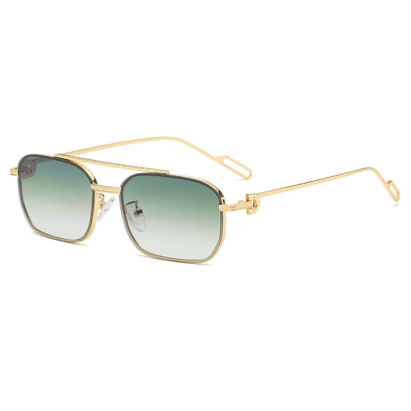 Calanovella New Steampunk Mirror Sunglasses For Men Women Unisex Rectangular Sun Glasses Vintage Punk Colorful Shades UV400