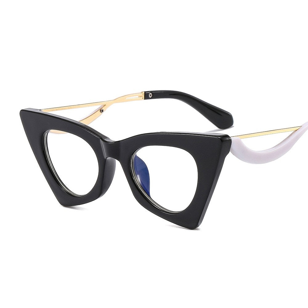 Calanovella Fashion Cat Eye Women's Optical Glasses Prescription Lens Small Frames Women Transparent Glasses Eyeglasses Frames