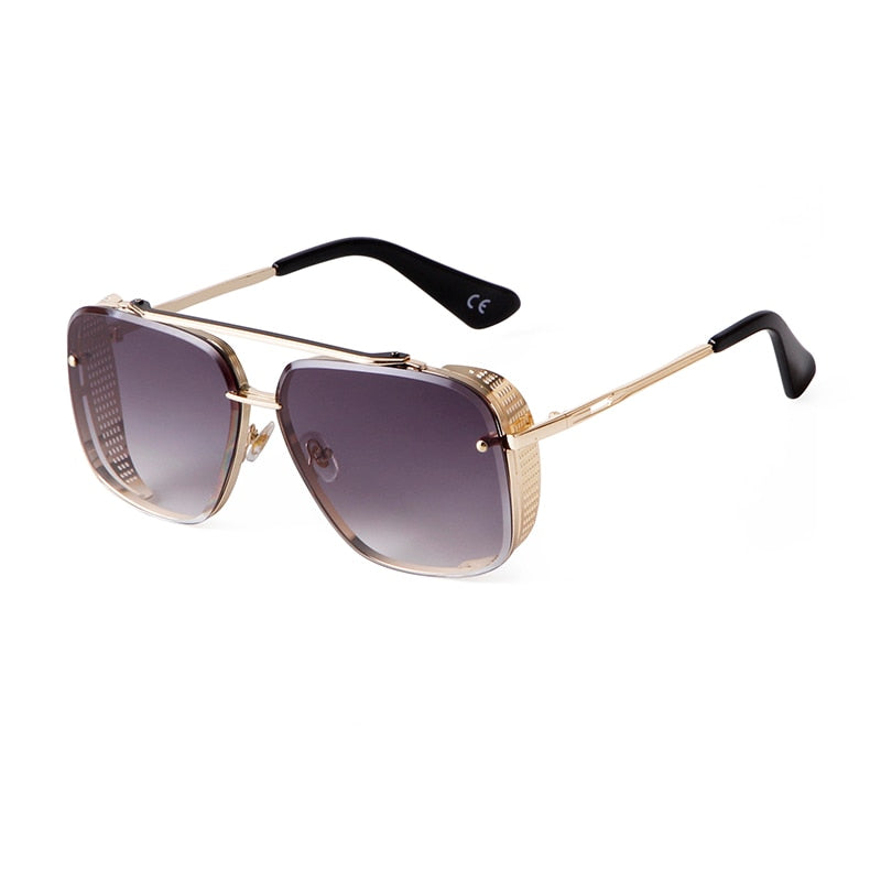 Calanovella Fashion Trendy Gradient Square Pilot Sunglasses for Women
