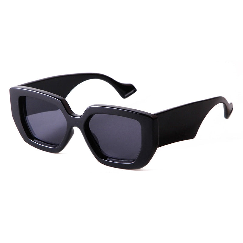 Calanovella Vintage Thick Oversized Sunglasses For Women Men Unisex