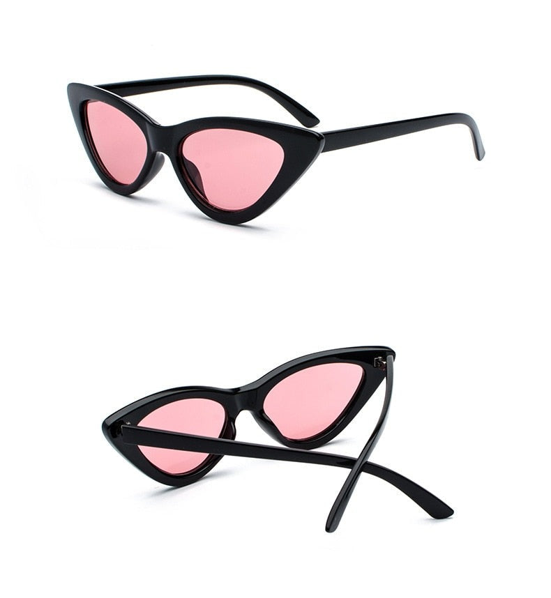 Calanovella Triangle Cat Eye Sunglasses Vintage Retro 90s Cateye