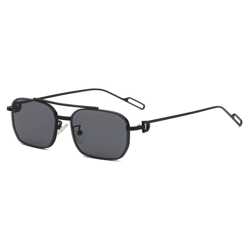 Calanovella New Steampunk Mirror Sunglasses For Men Women Unisex Rectangular Sun Glasses Vintage Punk Colorful Shades UV400