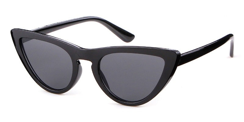 Calanovella Cool Cat Eye Sunglasses Vintage Retro Cateye 90S Triangle Frame Shades