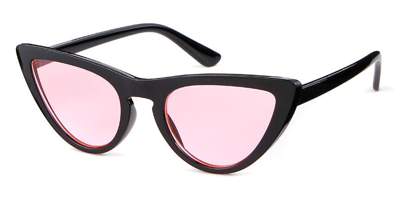 Calanovella Cool Cat Eye Sunglasses Vintage Retro Cateye 90S Triangle