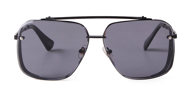 Calanovella Fashion Trendy Gradient Square Pilot Sunglasses for Women