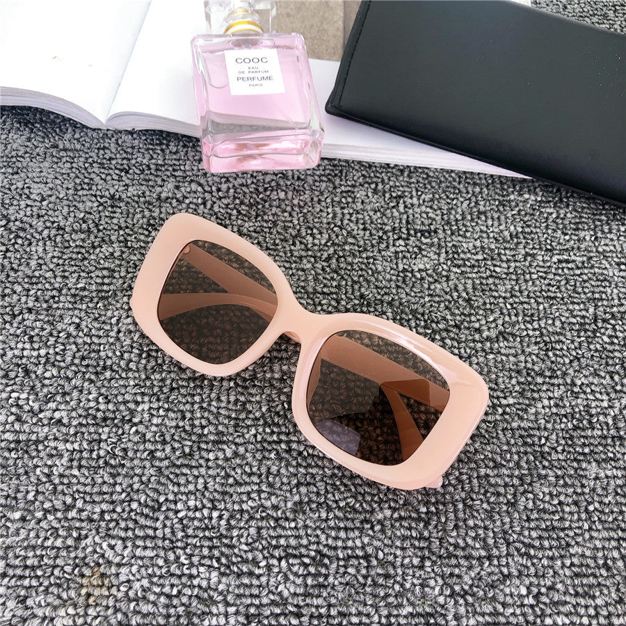 Calanovella Chunky Square Polarized Oversized Rectangular Sunglasses