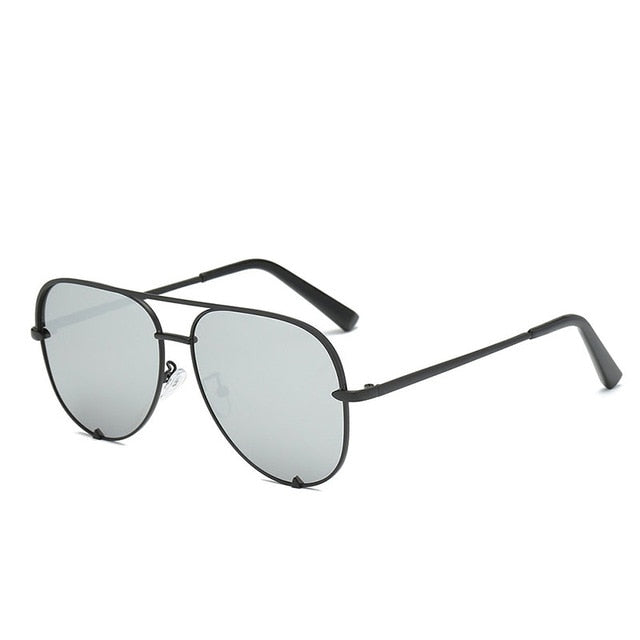 Calanovella Pilot Oversized Sunglasses For Men Women Unisex Metal Frame Fashion Sun Glasses Steampunk Big Shades UV400