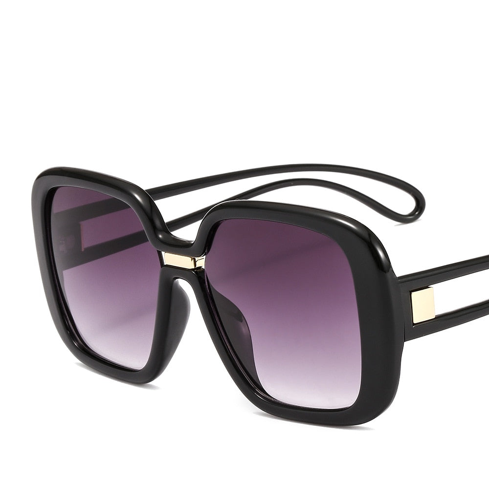 Calanovella Fashion Oversized Round Sunglasses Vintage Colorful Oval Lens Eyewear Popular Sun Glasses Shades UV400