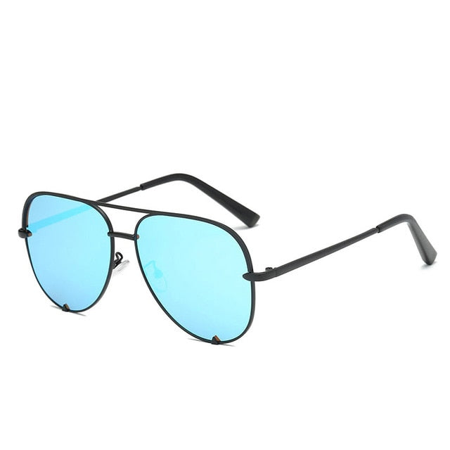 Calanovella Pilot Oversized Sunglasses For Men Women Unisex Metal