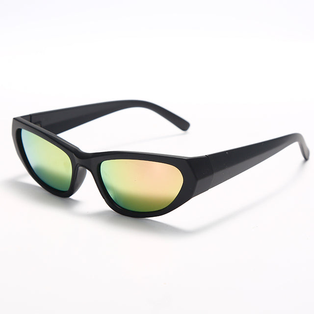 Calanovella Sporty Cat Eye Rectangle Windproof Polarized Sunglasses