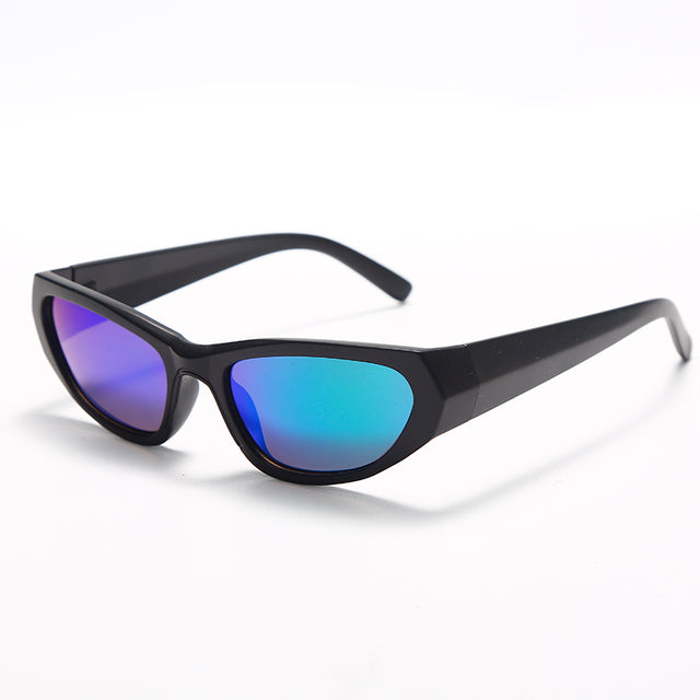 Calanovella Sporty Cat Eye Rectangle Windproof Polarized Sunglasses