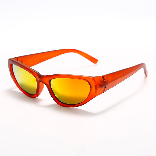 Calanovella Sporty Cat Eye Rectangle Windproof Polarized Sunglasses