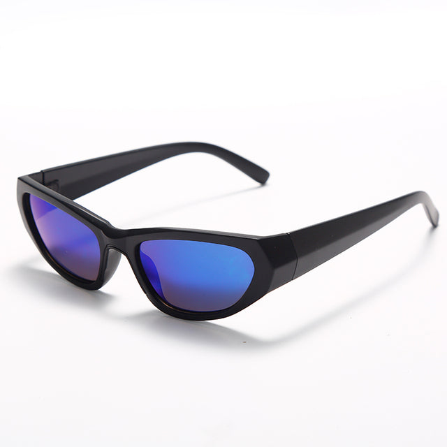 Calanovella Sporty Cat Eye Rectangle Windproof Polarized Sunglasses