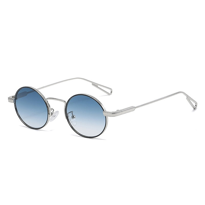 Calanovella Retro Metal Oval Sunglasses Polarized Men Women Fashion