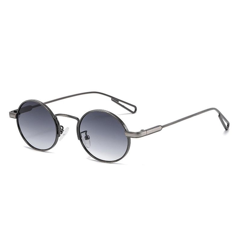 Calanovella Retro Metal Oval Sunglasses Polarized Men Women Fashion