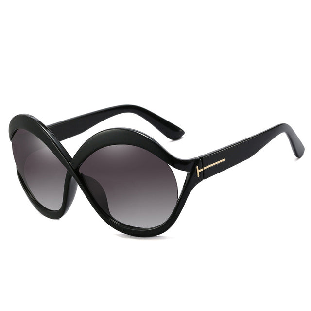 Calanovella Fashion Oversized Oval Sunglasses Men Women Polarized