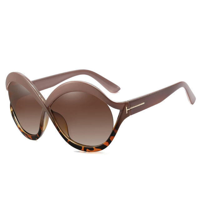 Calanovella Fashion Oversized Oval Sunglasses Men Women Polarized