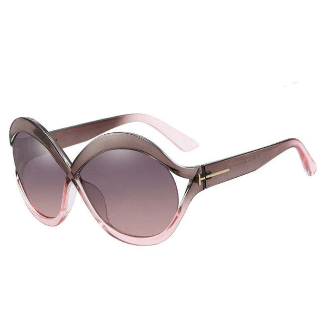 Calanovella Fashion Oversized Oval Sunglasses Men Women Polarized