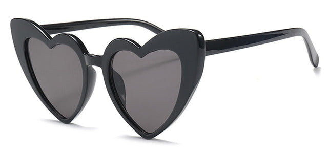 Calanovella Cool and Popular Heart Sharp Womens Cat Eye Sunglasses