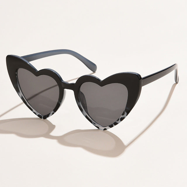 Calanovella Cool and Popular Heart Sharp Womens Cat Eye Sunglasses