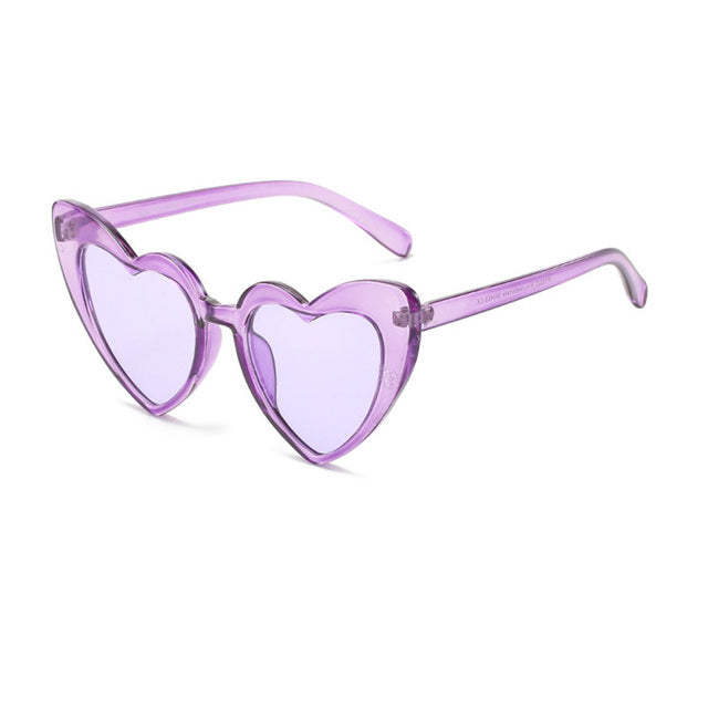 Calanovella Cool and Popular Heart Sharp Womens Cat Eye Sunglasses