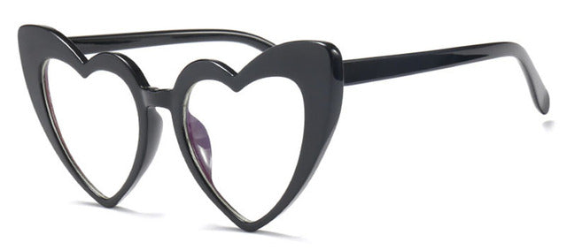 Calanovella Cool and Popular Heart Sharp Womens Cat Eye Sunglasses