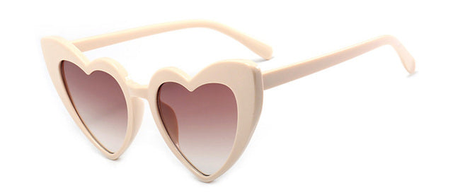 Calanovella Cool and Popular Heart Sharp Womens Cat Eye Sunglasses