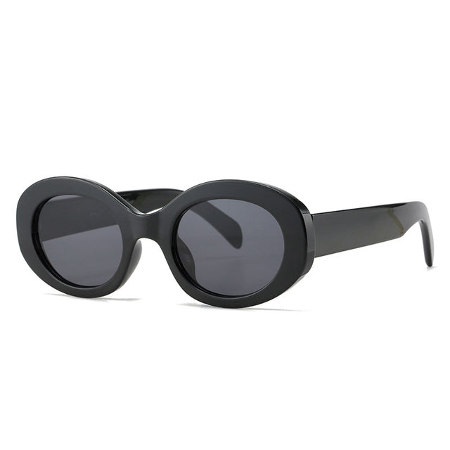 Calanovella Retro Oval Sunglasses Men Women Fashion Brand Designer