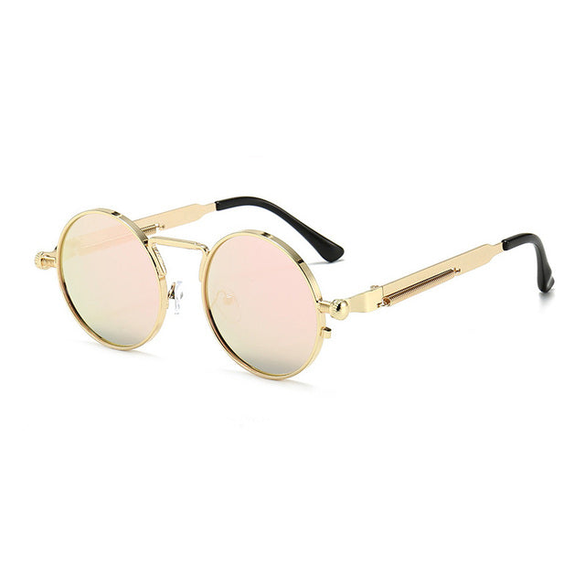 Calanovella Cool Round Retro Spring Punk Sunglasses Fashion Oval