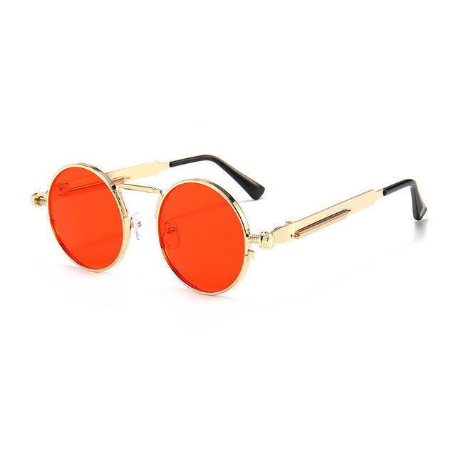 Calanovella Cool Round Retro Spring Punk Sunglasses Fashion Oval