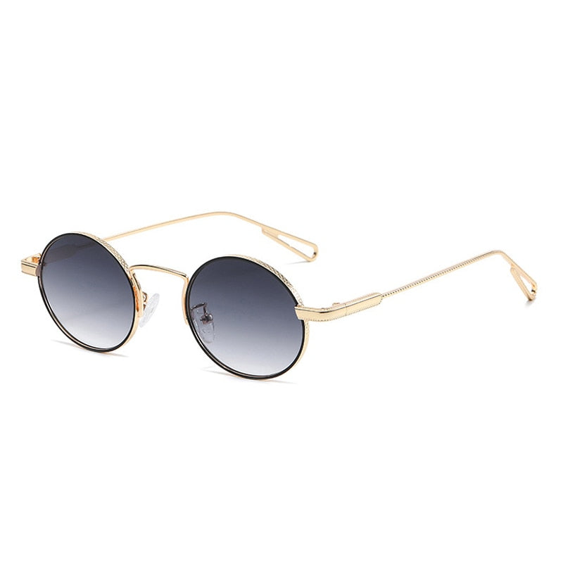Calanovella Retro Metal Oval Sunglasses Polarized Men Women Fashion