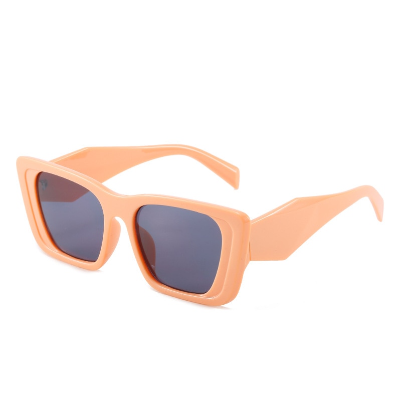 Calanovella Vintage Thick Frame Square Sunglasses Trendy Oversized Sun Glasses UV400
