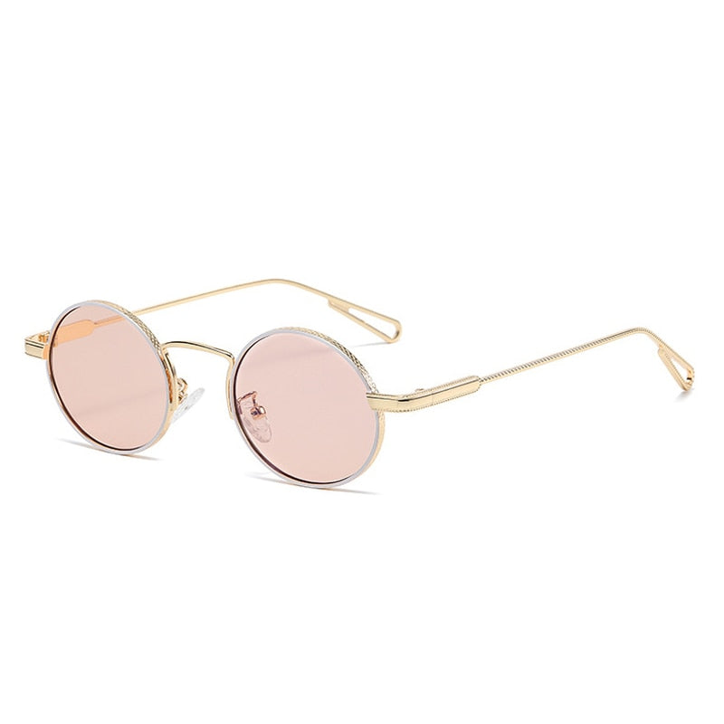Calanovella Retro Metal Oval Sunglasses Polarized Men Women Fashion