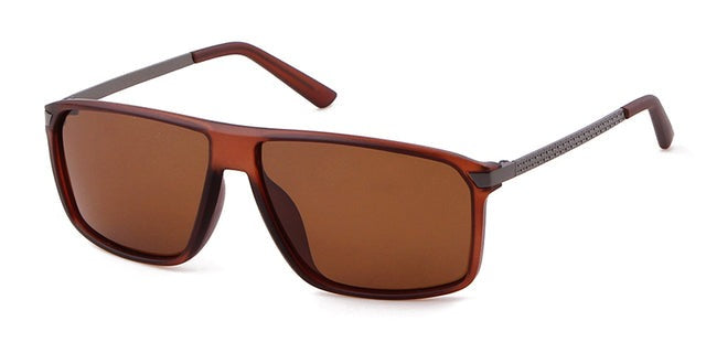 Calanovella New Rectangle Polarized Sunglasses Men Brand Design