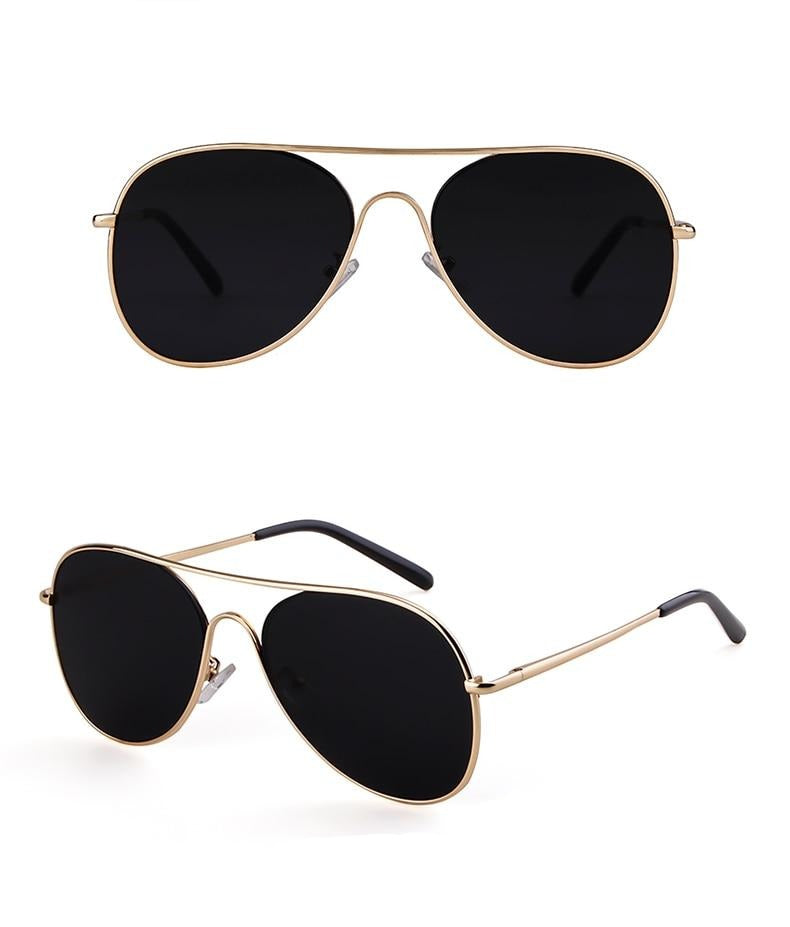 Calanovella Cool Oversized Pilot Sunglasses Designer Vintage Metal