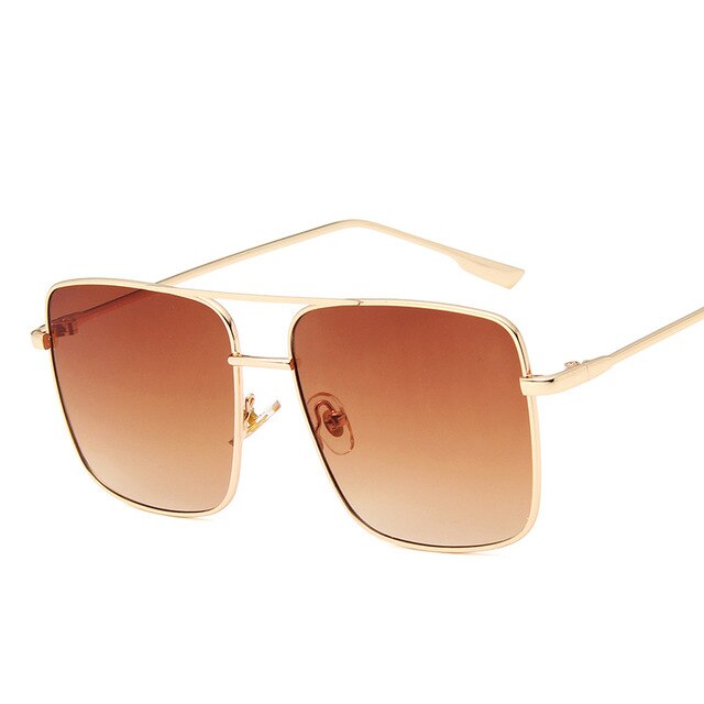 metal square sunglasses