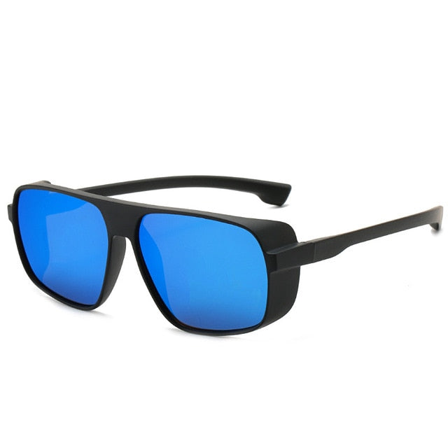 Calanovella Steampunk Cool Square Steampunk Sunglasses for Men Women Vintage Eighties Retro Men’s Cool Square Driving Sun Glasses UV400 black,blue,silver,gold 34.99 USD