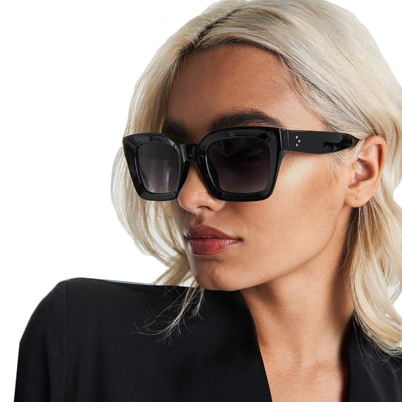 Calanovella Retro Shades for Women Square Sunglasses Stylish White