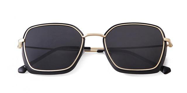 Calanovella Fashion Square Sunglasses Tint Lens Metal Frame Sun Glasses for Men Women - Calanovella.com