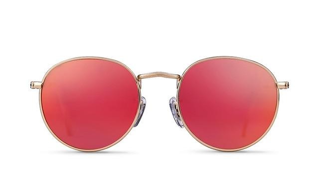 Calanovella Small Oval Polarized Sunglasses for Women Round Retro