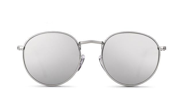 Calanovella Small Oval Polarized Sunglasses for Women Round Retro