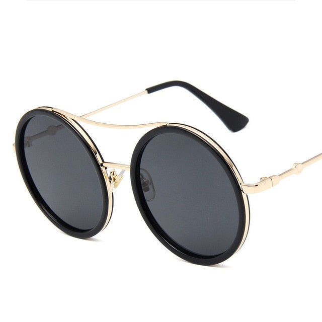 Calanovella Round Sunglasses Eighties Retro Round Sunglasses for Women Men Cool 2020 Design Stylish Oval Vintage Circular Wrap Sun Glasses UV400 black gradient,black,silver,pink 39.99 USD