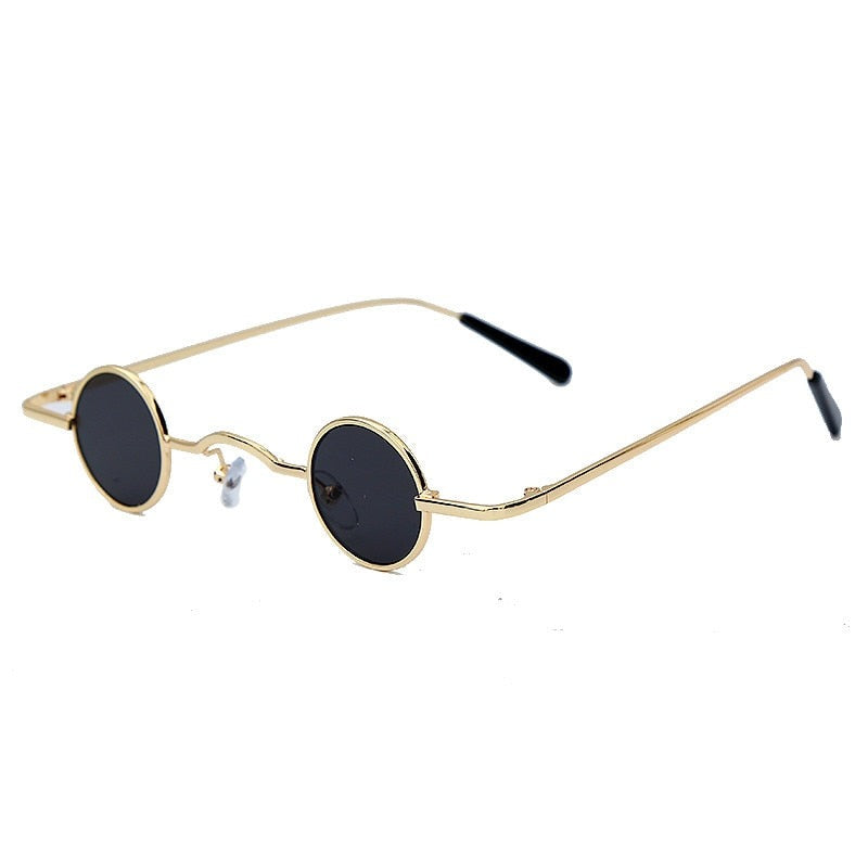 Calanovella Steampunk Round Sunglasses Women Mirror Vintage Sunglasses